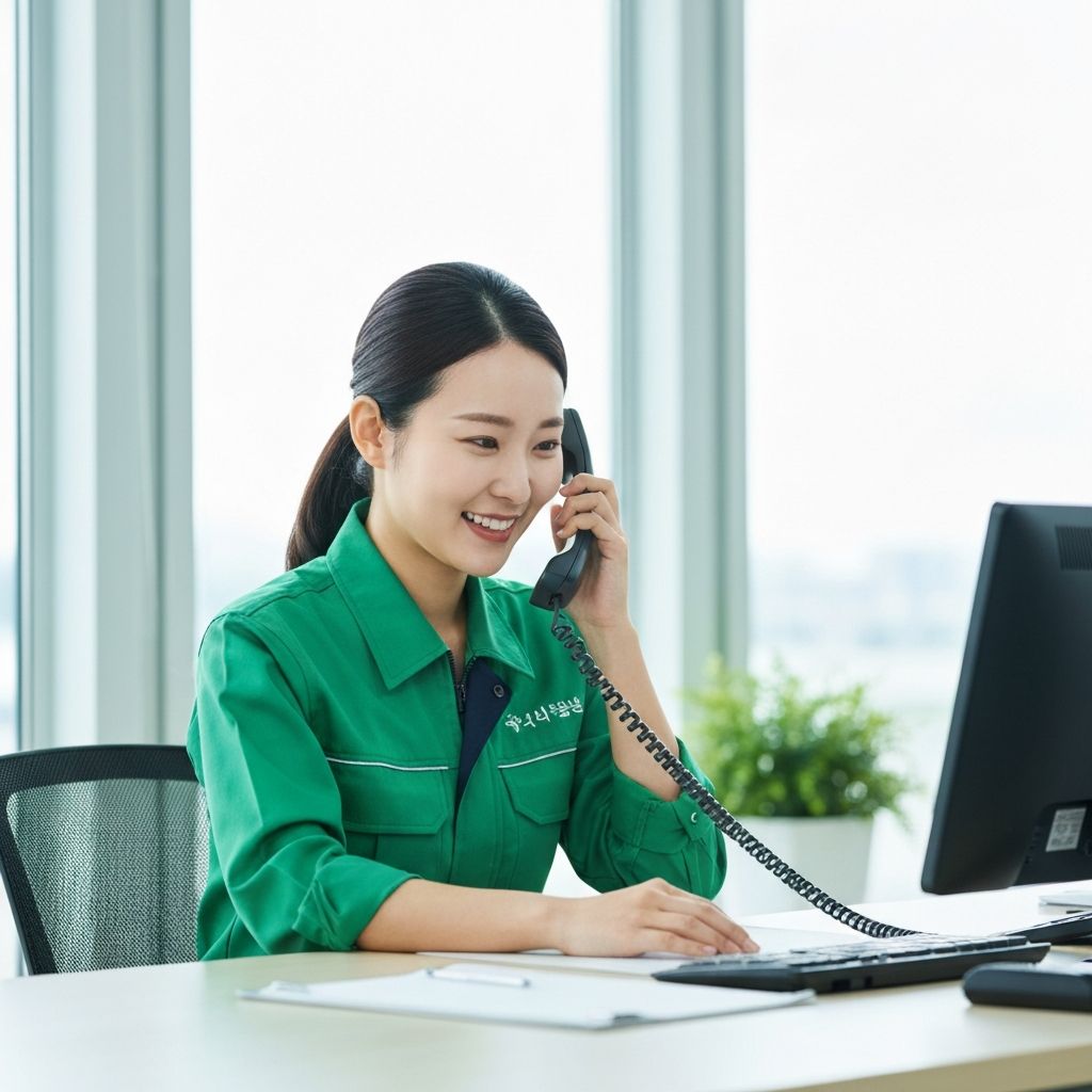 말끔케어 친절한 상담 직원