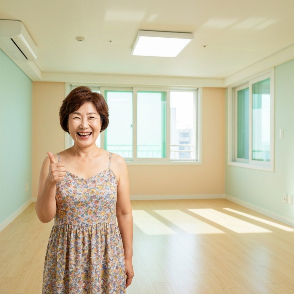 말끔케어 서비스 후 만족한 고객